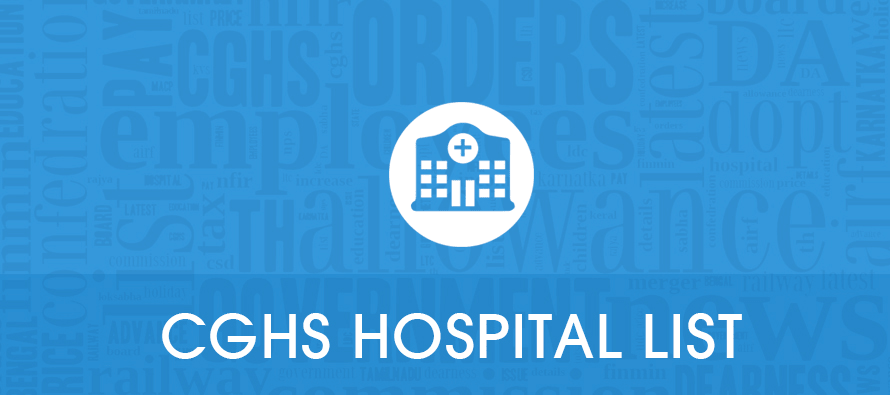 CGHS HOSPITAL LIST
