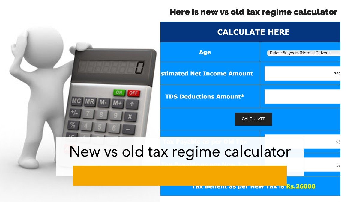 Old Vs New Tax Regime Calculator Ay 202425 Dorry Gertrud