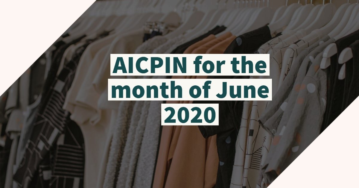 AICPIN for the month of June 2020