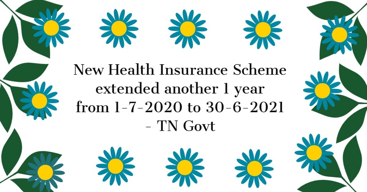 New Health Insurance Scheme extended another 1 year