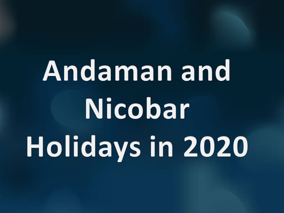 Andaman and Nicobar Holidays in 2020