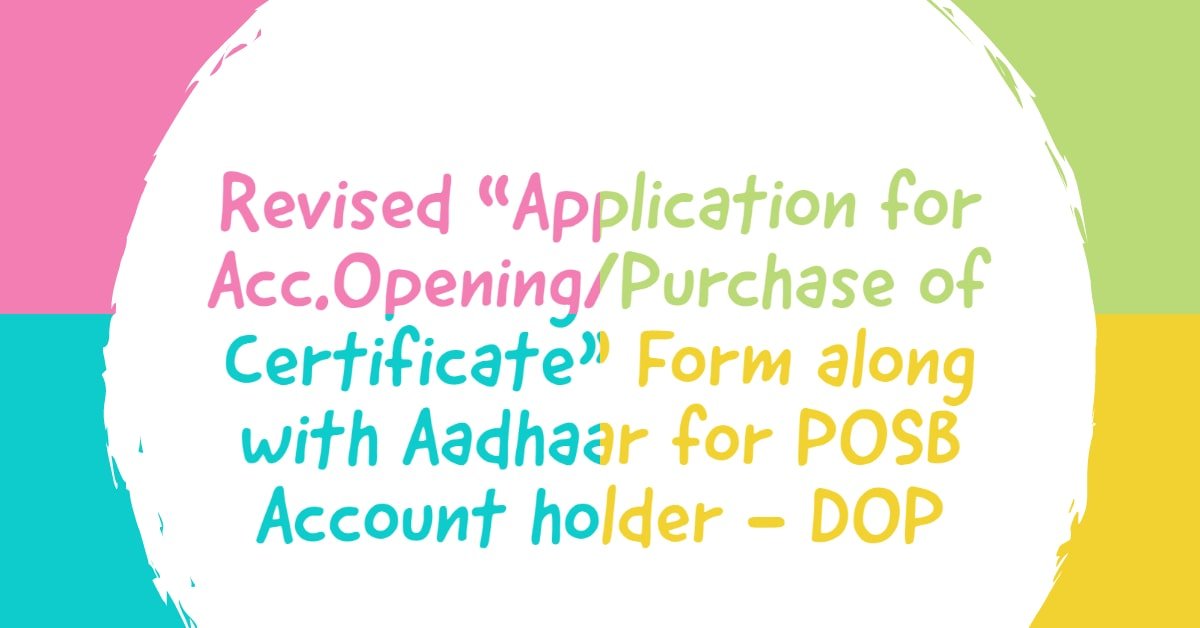 Application for Acc.Opening_Purchase of Certificate