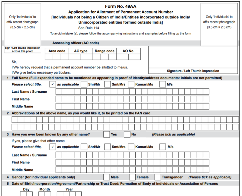 PAN-card-application-Form-49AA