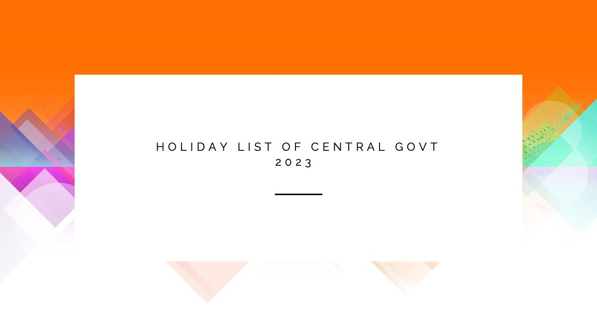 holiday list 2023
