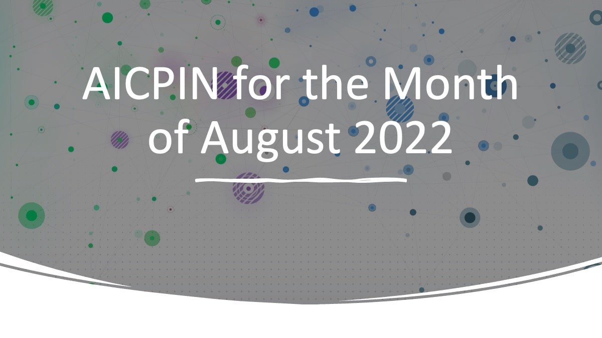 AICPIN FOR AUGUST 2022